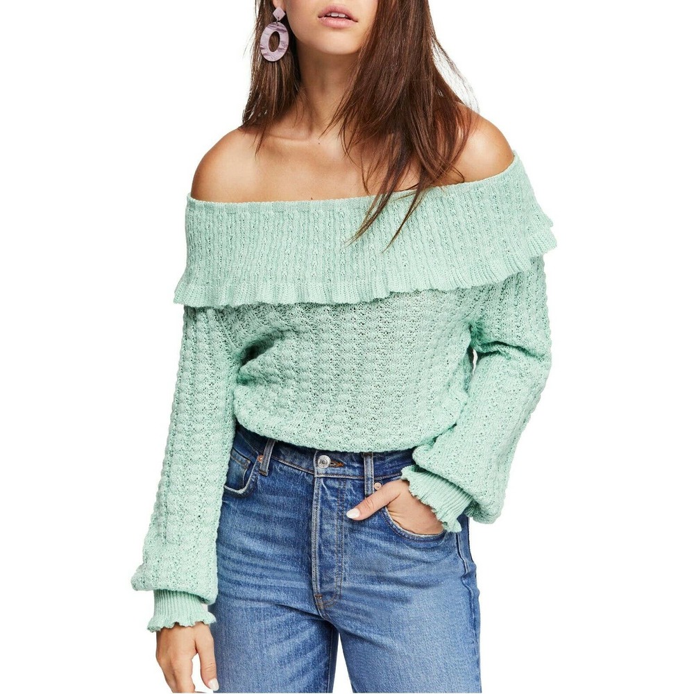 NWT Free People Crazy In Love Mint Green XS
